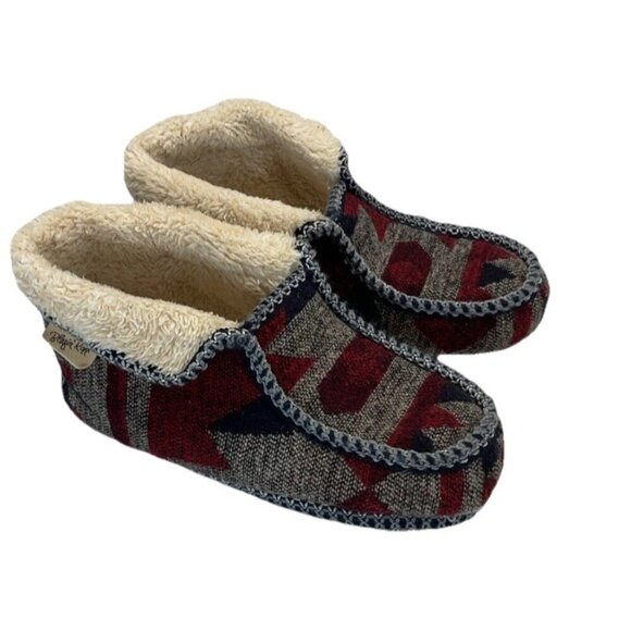 Blazin Roxx Slippers Womens L 9/10 Western Aztec Slip On Moccasins Shoes - Picture 1 of 8